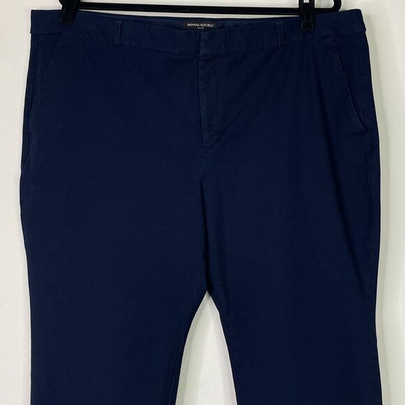 Banana Republic Ryan Slim Straight Washable Bi-Stretch Pant Plus Size 20 Short - Picture 4 of 8